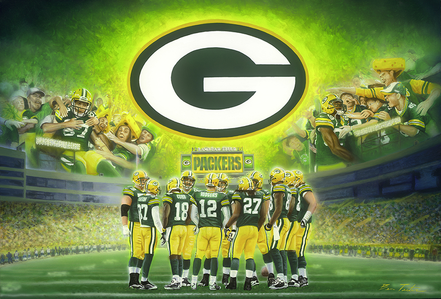 Green Bay Packers Painting At PaintingValley Explore Collection