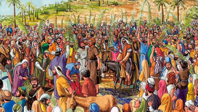 Jesus Triumphal Entry Painting At PaintingValley Explore