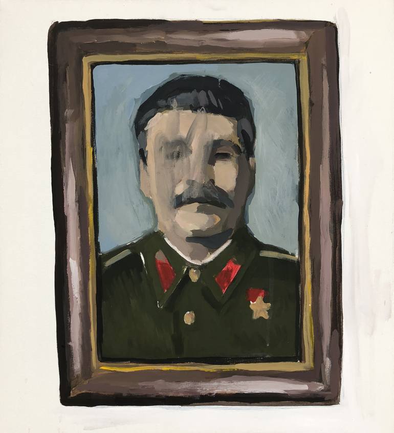 Joseph Stalin Painting At Paintingvalley Explore Collection Of