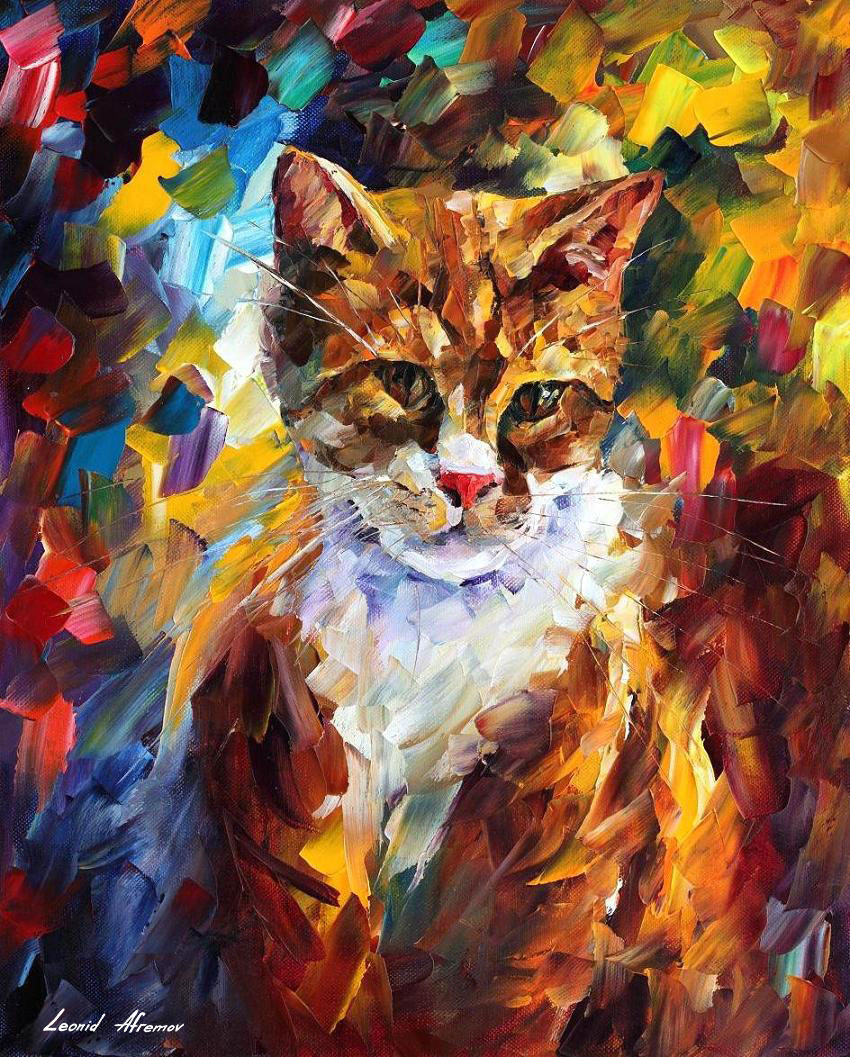 Large Cat Painting At PaintingValley Explore Collection Of Large