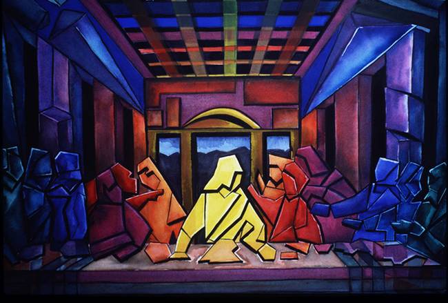 Modern Last Supper Painting At Paintingvalley Explore Collection