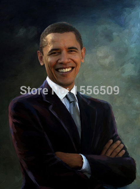 Obama Oil Painting At Paintingvalley Explore Collection Of Obama