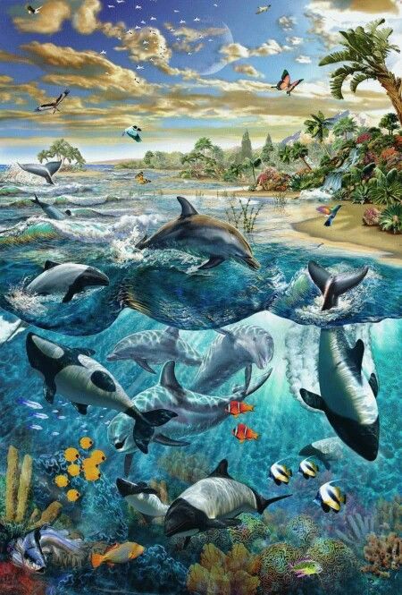 Ocean Life Painting At PaintingValley Explore Collection Of Ocean