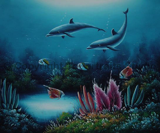 Ocean Life Painting At Paintingvalley Explore Collection Of Ocean