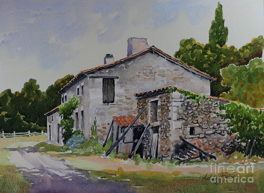 Painting Of Old Farmhouses At PaintingValley Explore Collection