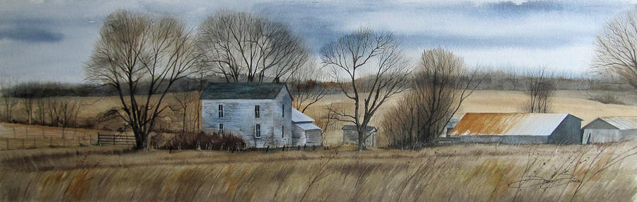 Painting Of Old Farmhouses At PaintingValley Explore Collection