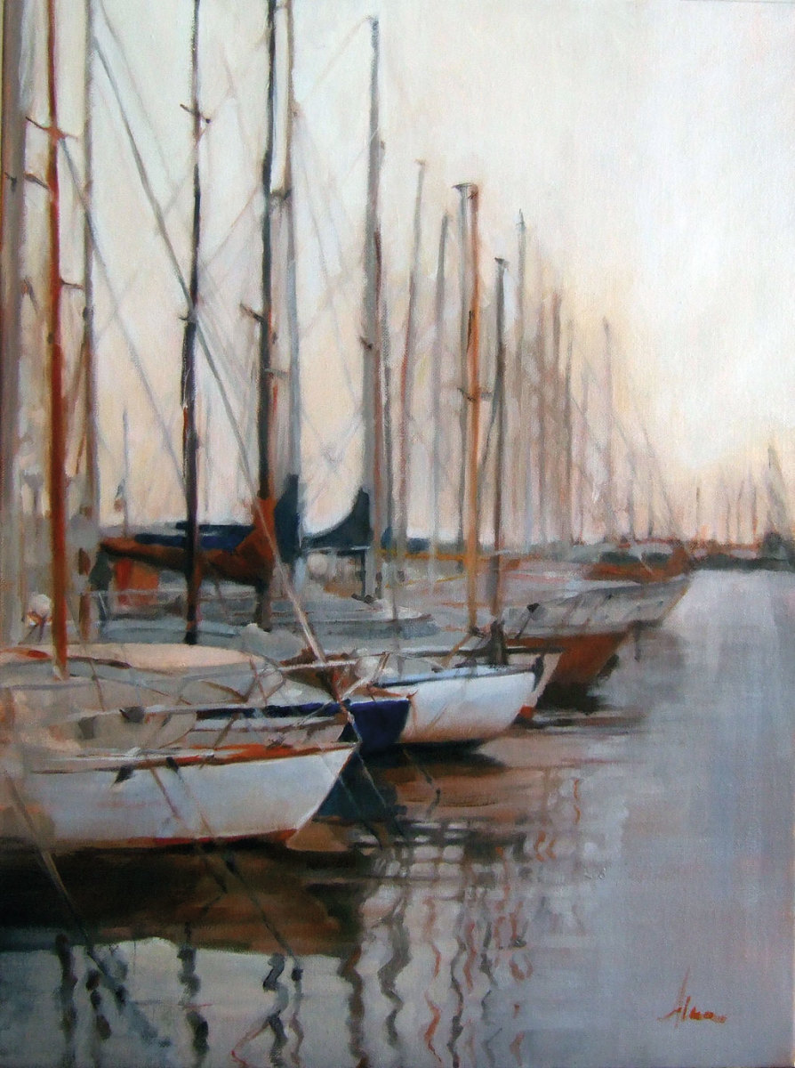 Painting Of Sailboats At Paintingvalley Explore Collection Of