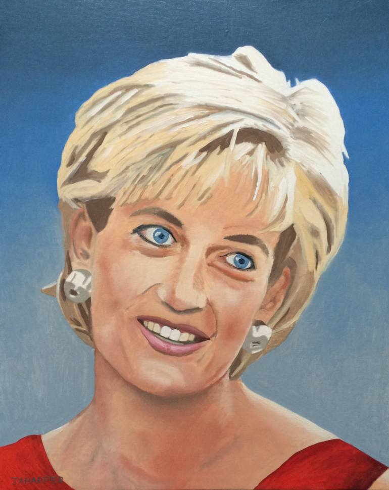 Princess Diana Painting At PaintingValley Explore Collection Of