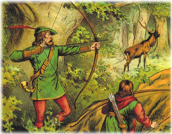 Robin Hood Painting At Paintingvalley Explore Collection Of Robin