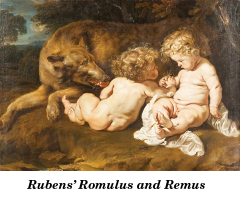 Romulus And Remus Painting At Paintingvalley Explore Collection