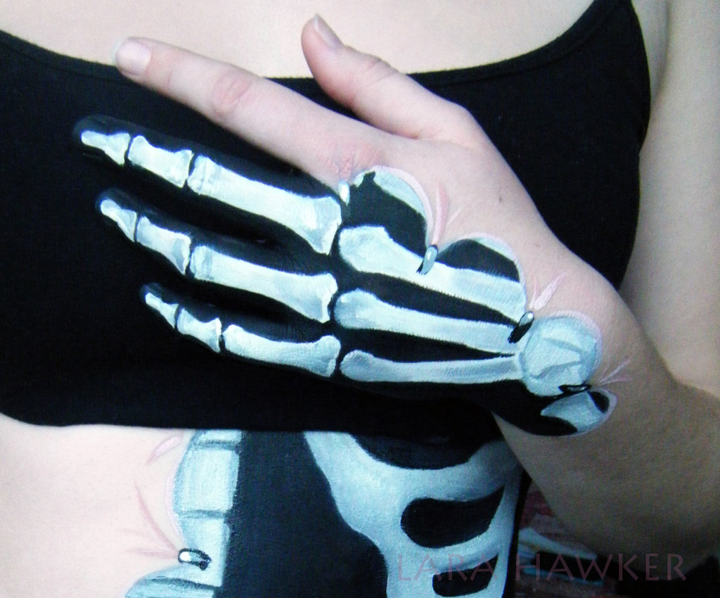 Skeleton Hand Painting At Paintingvalley Explore Collection Of