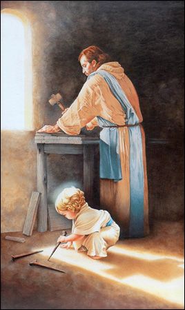 St Joseph The Carpenter Painting At Paintingvalley Explore