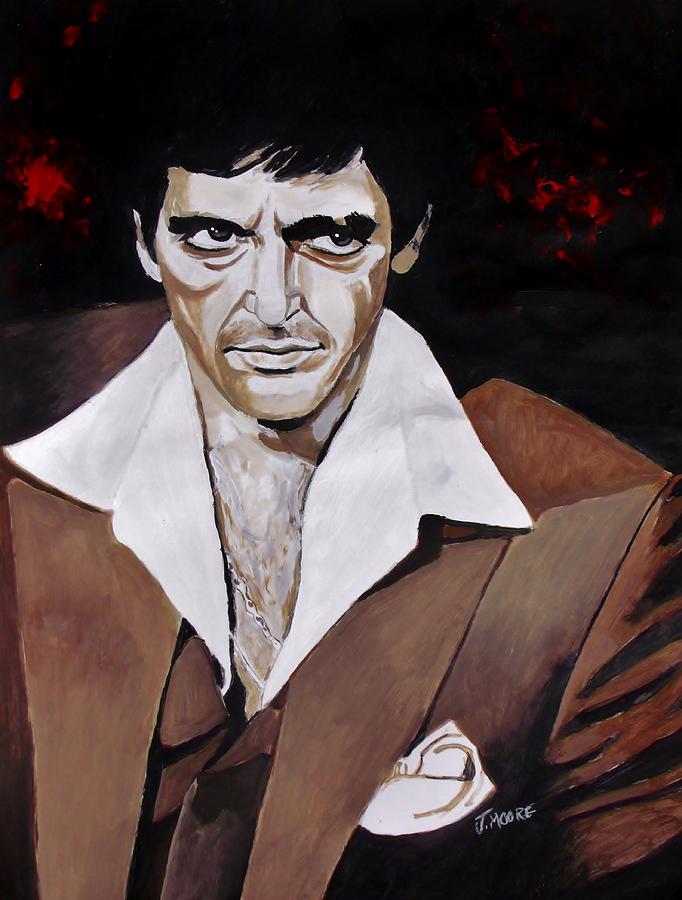 Tony Montana Painting At Paintingvalley Explore Collection Of