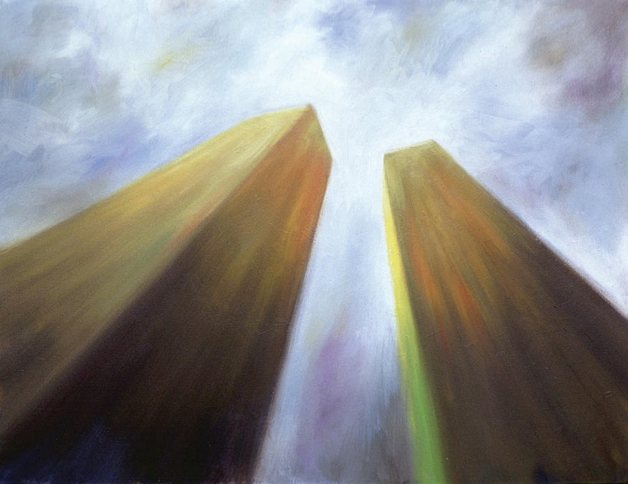 Twin Towers Painting At Paintingvalley Explore Collection Of Twin