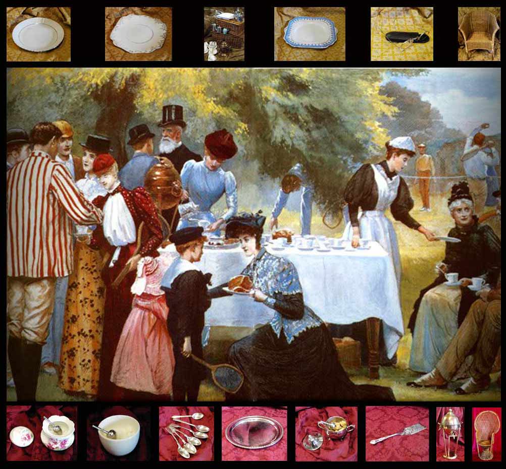 Victorian Tea Party Painting At PaintingValley Explore Collection