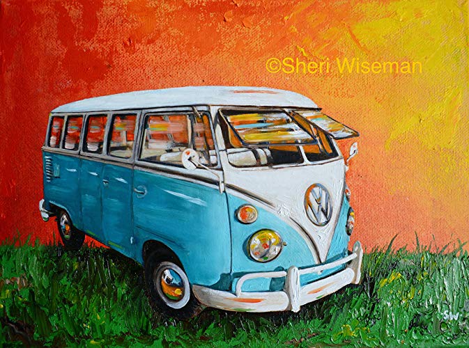 Vw Bus Painting At Paintingvalley Explore Collection Of Vw Bus