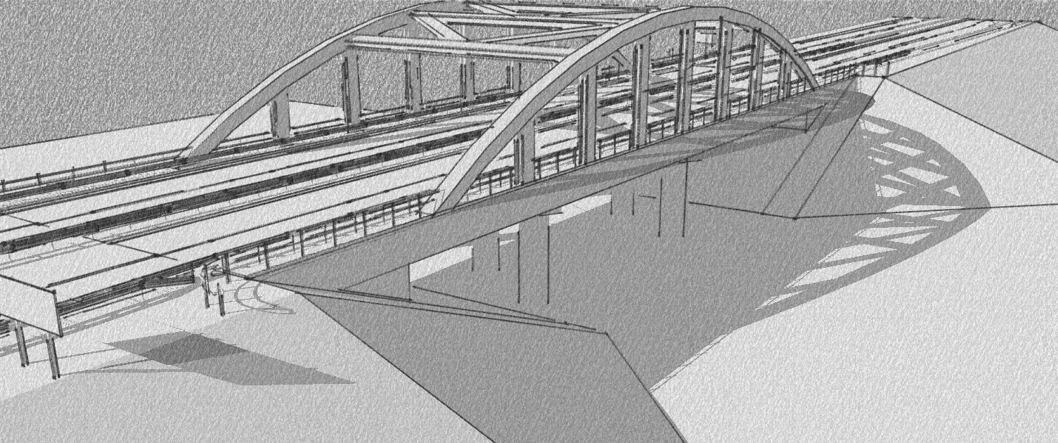 Beam Bridge Sketch At PaintingValley Explore Collection Of Beam