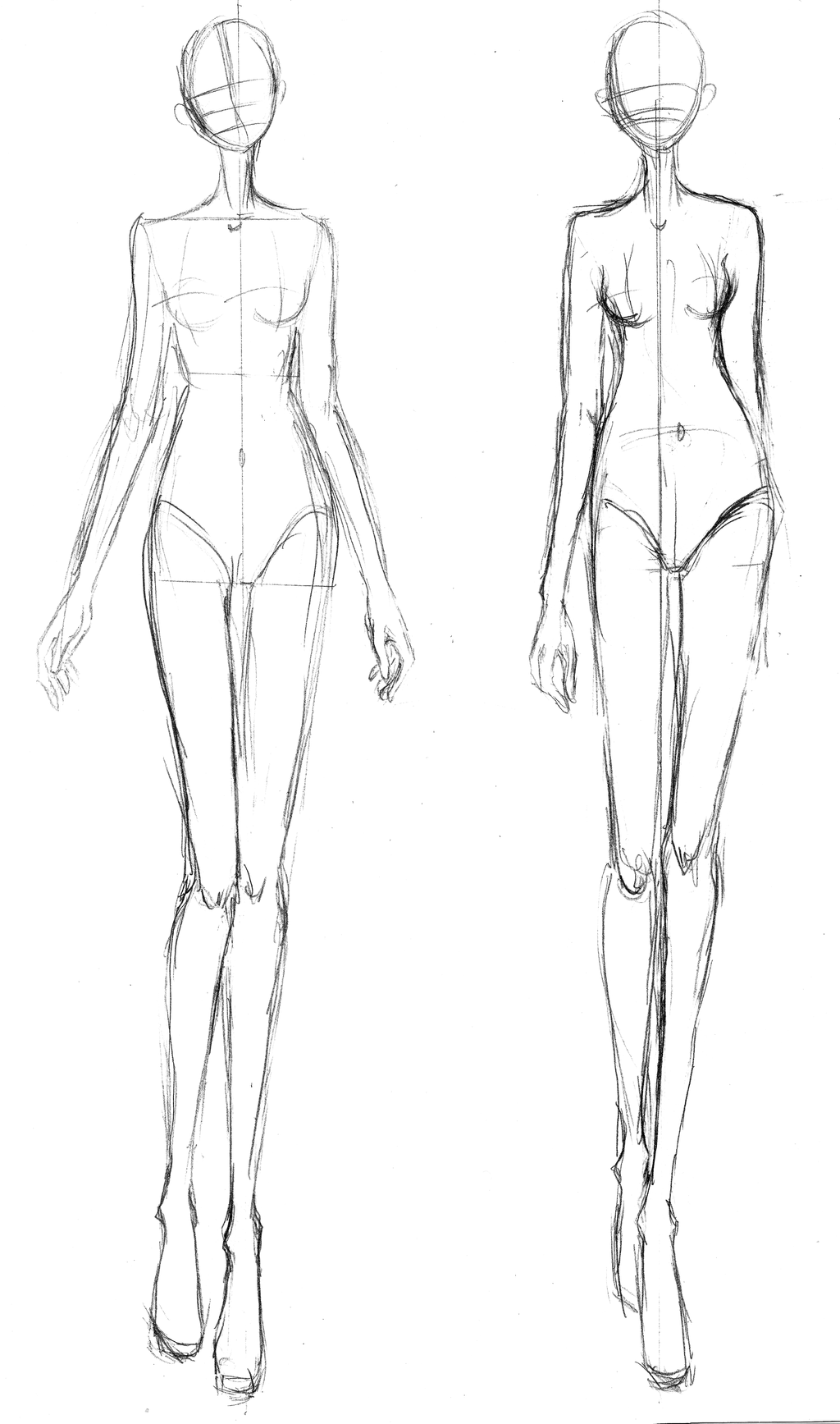 Body Sketch For Fashion Design At PaintingValley Explore