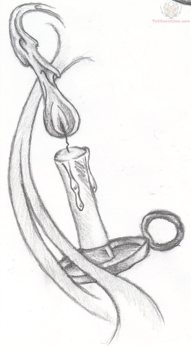 Candle Sketch At Paintingvalley Explore Collection Of Candle Sketch