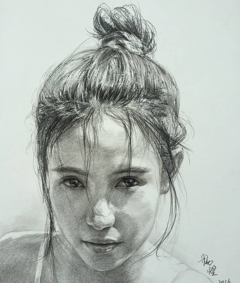 Charcoal Portrait Sketch At PaintingValley Explore Collection Of