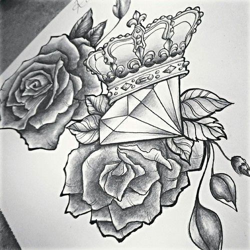 Diamond Tattoo Sketch At Paintingvalley Explore Collection Of