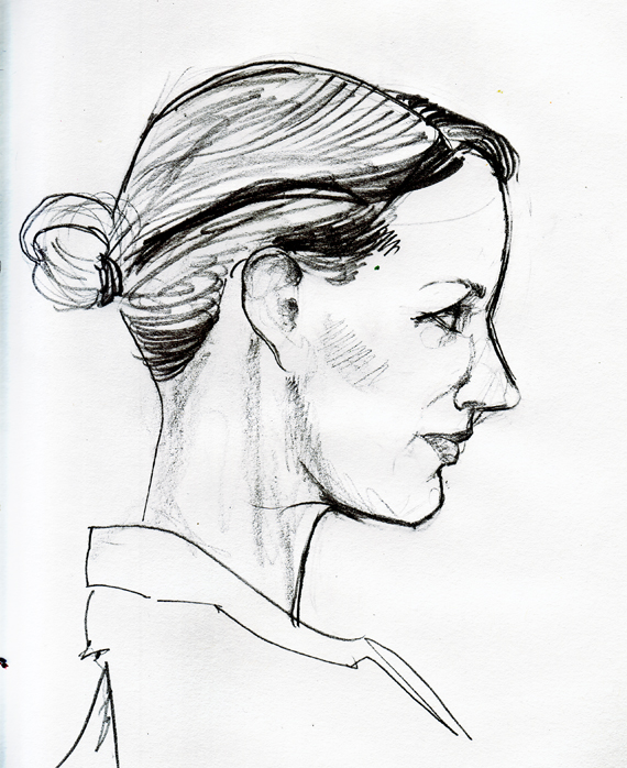 Side Profile Sketch At PaintingValley Explore Collection Of Side