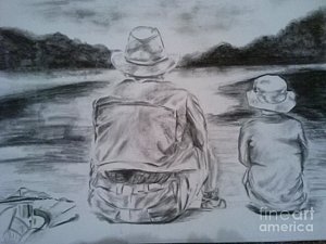 Father And Son Sketch At PaintingValley Explore Collection Of