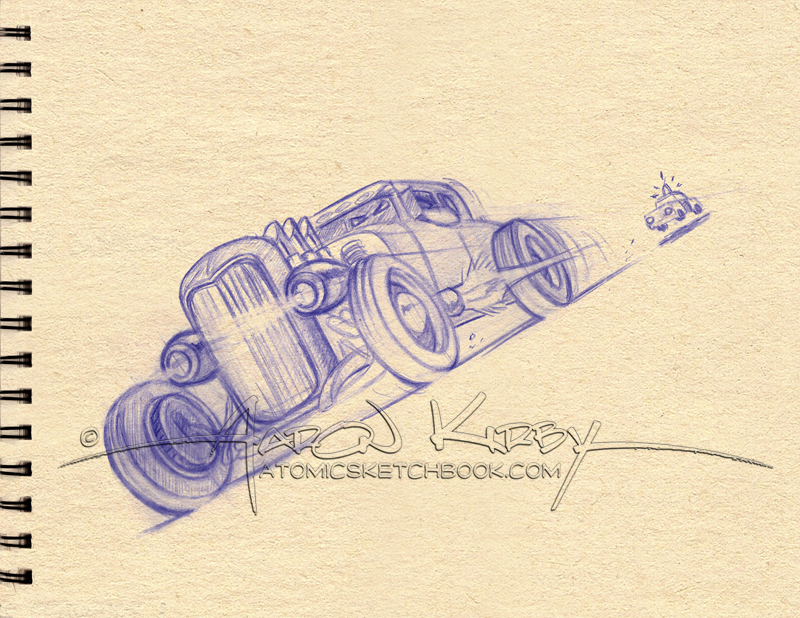 Hot Rod Sketches At Paintingvalley Explore Collection Of Hot Rod