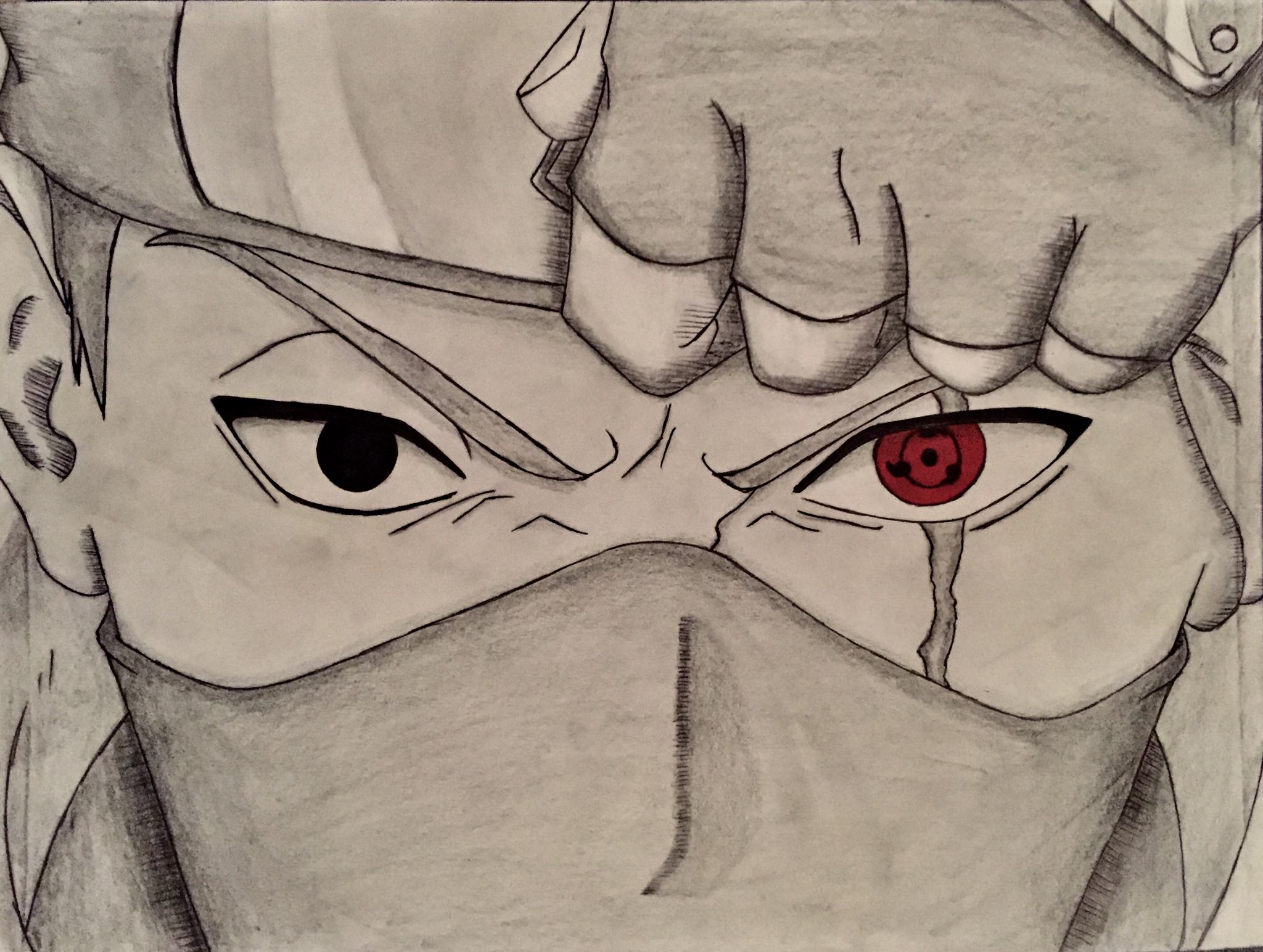 Kakashi Hatake Sketch At PaintingValley Explore Collection Of