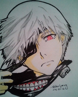 Ken Kaneki Sketch At Paintingvalley Explore Collection Of Ken