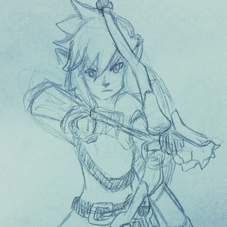 Legend Of Zelda Link Sketch At PaintingValley Explore Collection