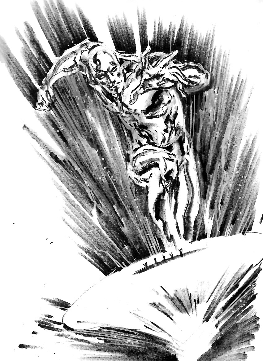 Silver Surfer Sketch At PaintingValley Explore Collection Of