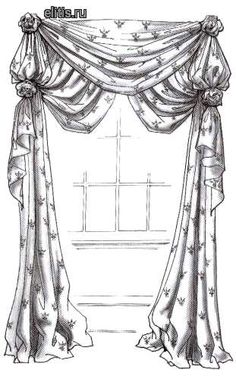 Sketch Curtains At Paintingvalley Explore Collection Of Sketch