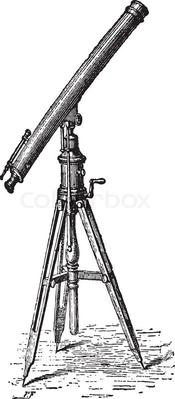 Telescope Sketch At Paintingvalley Explore Collection Of