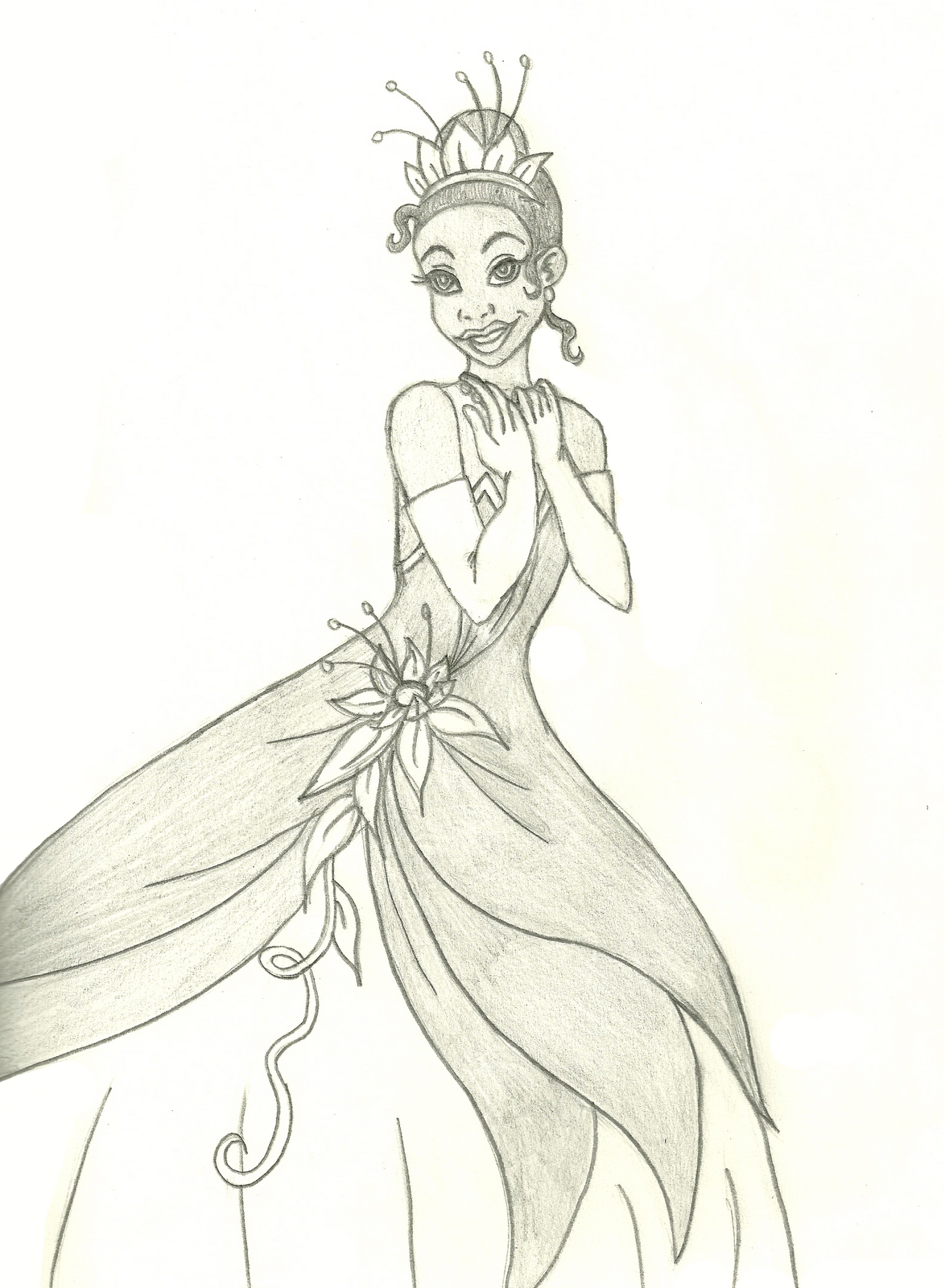 Tiana Sketch At Paintingvalley Explore Collection Of Tiana Sketch