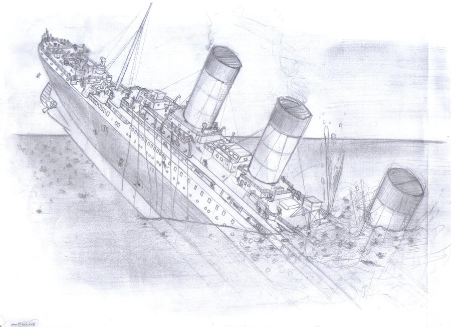 How To Draw Titanic Sinking How To Draw The Titanic S Vrogue Co