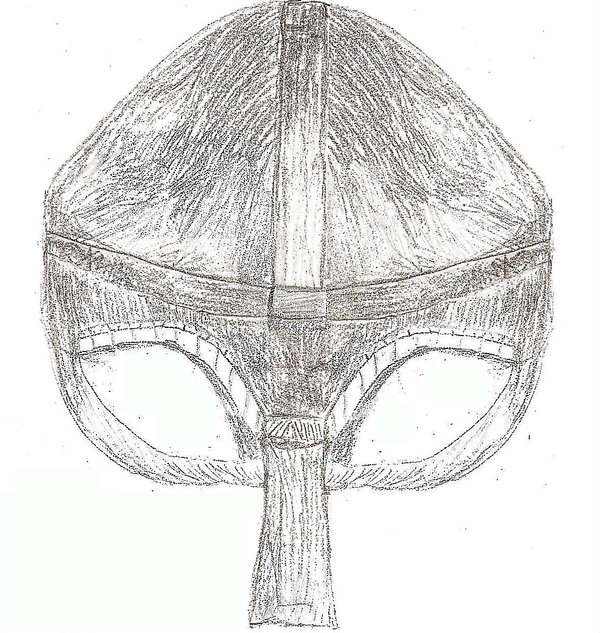 Viking Helmet Sketch At Paintingvalley Explore Collection Of