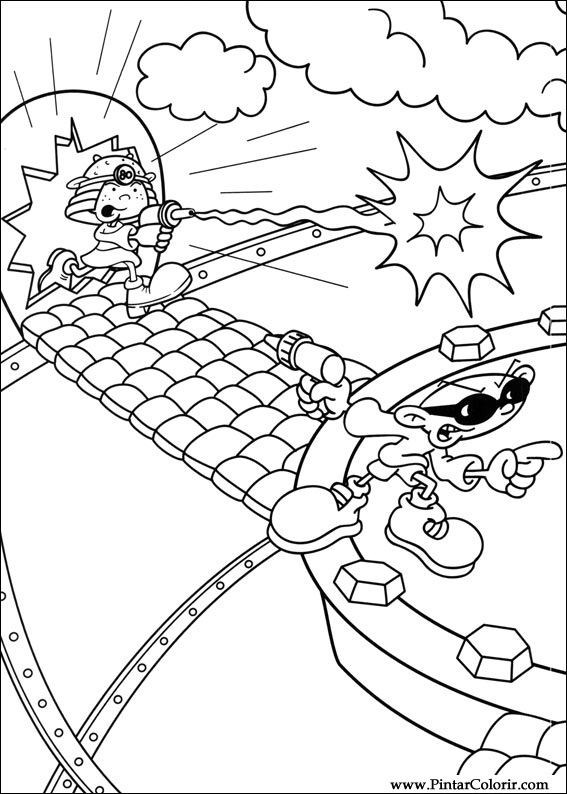 567x794 Drawings To Paint Colour Kids Next Door - 007 Drawing