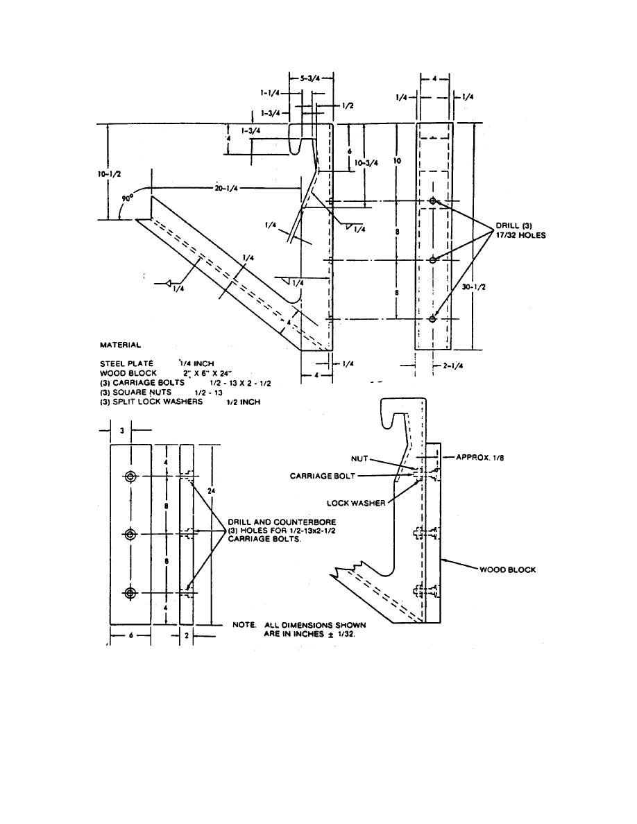 918x1188 Figure Dimensional Drawing For Fabricating Improvised Recoil - 1 Dimensional Drawing
