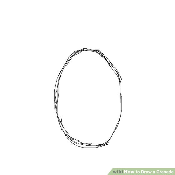 560x560 How To Draw A Grenade Steps - 1 Drawing