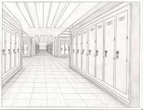 478x367 One Point Perspective Drawing - 1 Point Perspective Drawing