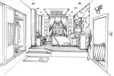 236x158 Best One Point Perspective Room Images One Point Perspective - 1 Point Perspective Drawing Room