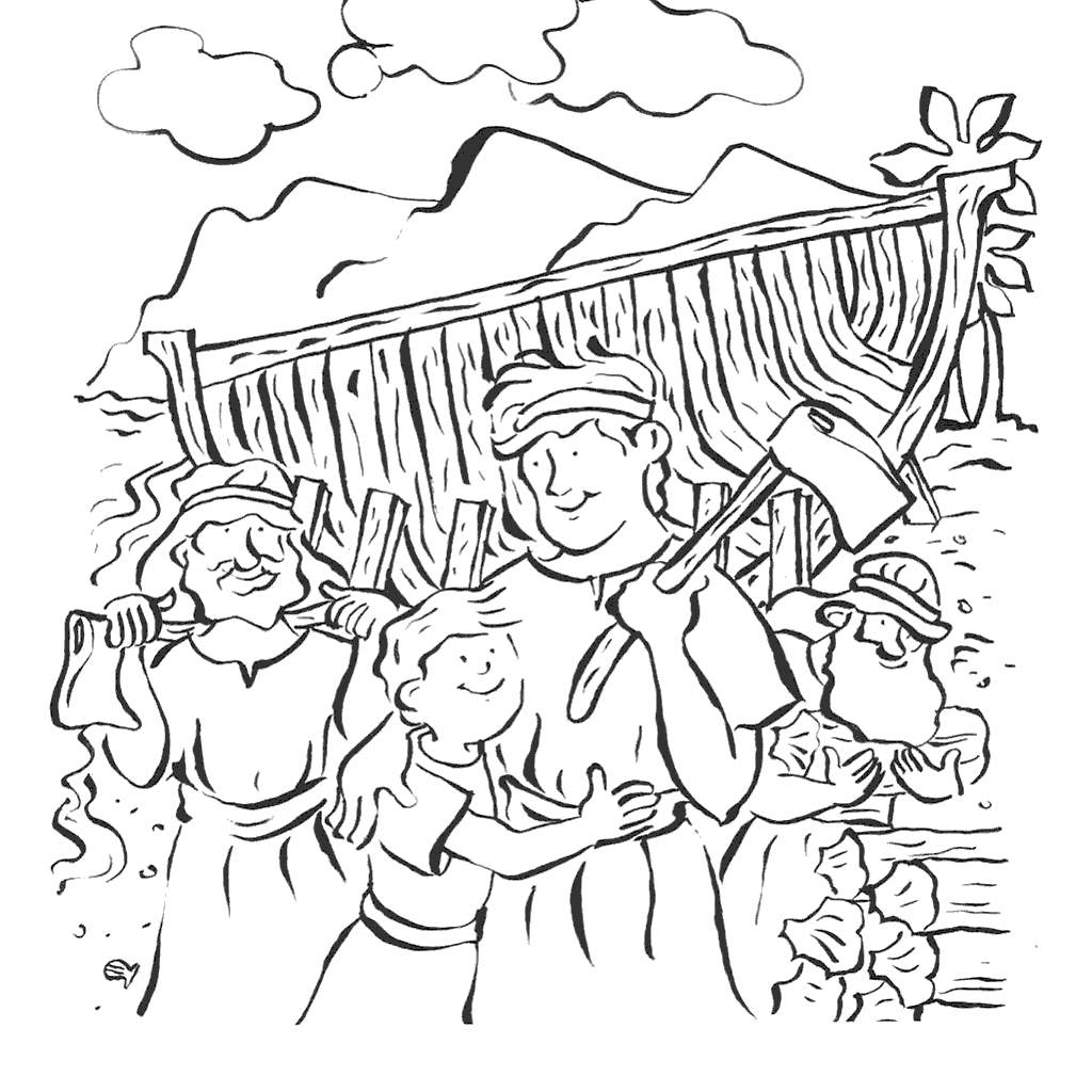 1024x1024 Lds Ten Commandments Coloring Pages Hand Drawing - 10 Commandments Drawing