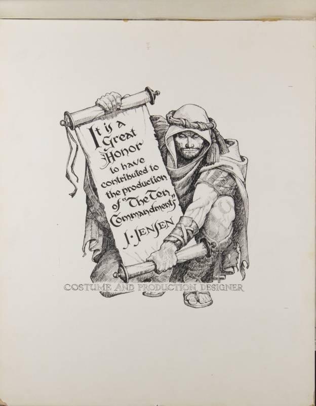 624x800 The Ten Commandments John Jensen Designer Drawing - 10 Commandments Drawing