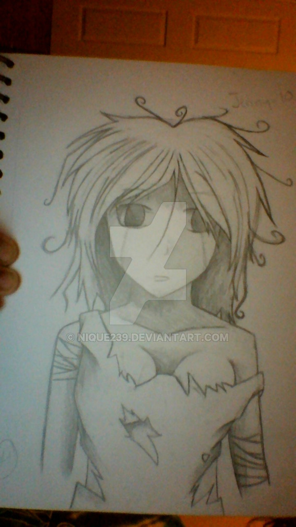 600x1067 Oc Drawing - 10 Year Old Drawing Anime