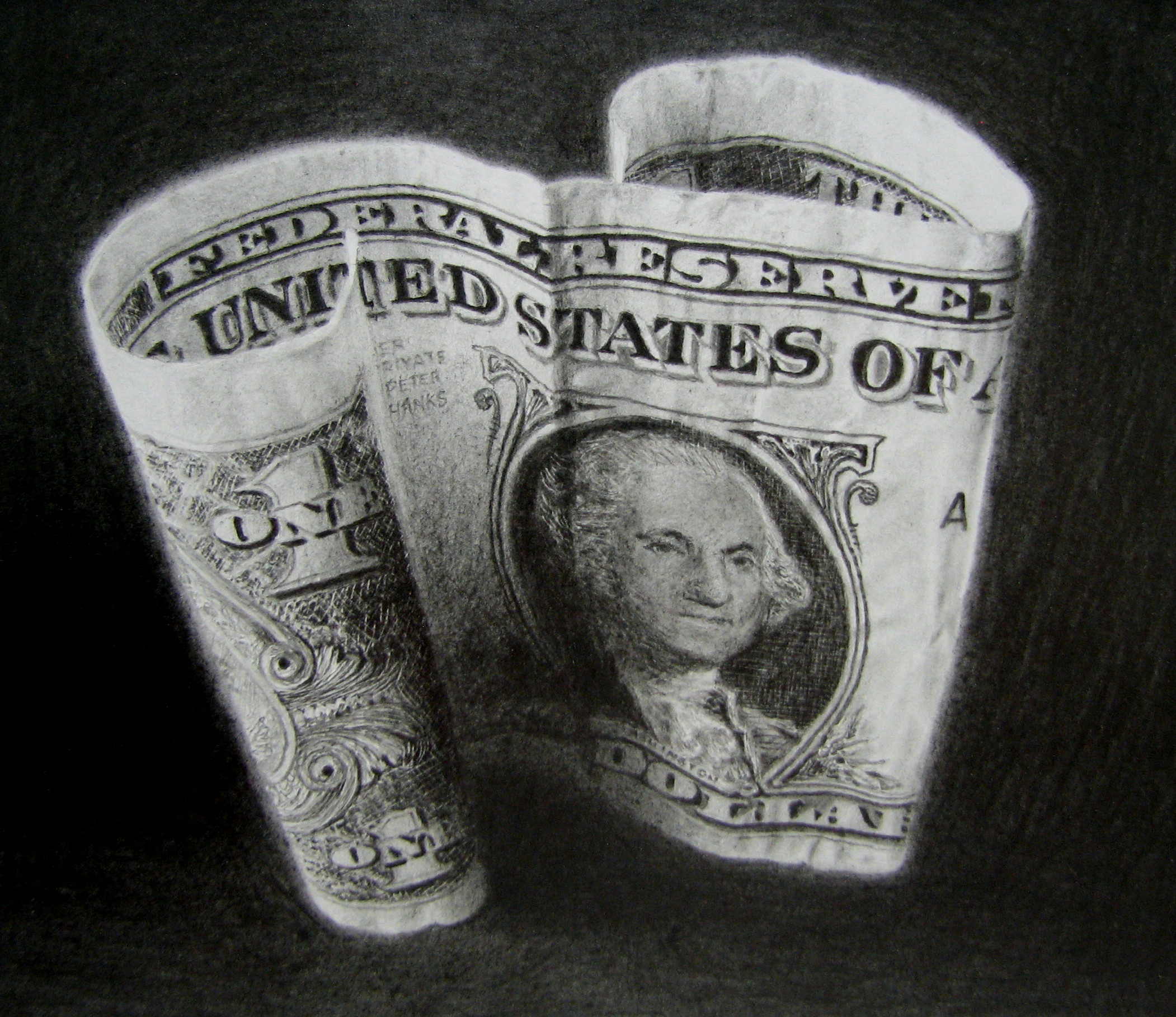 2102x1817 dollar bill drawing woodland studios - 100 Dollar Bill Drawing