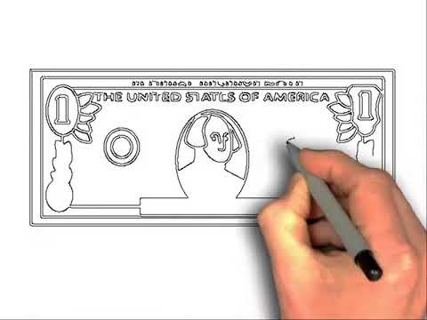 480x360 how to draw dollar bill and letters - 100 Dollar Bill Drawing