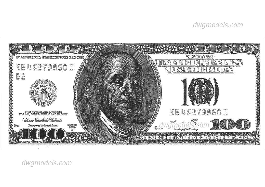 1080x760 benjamin franklin dollar bill drawing - 100 Dollar Drawing