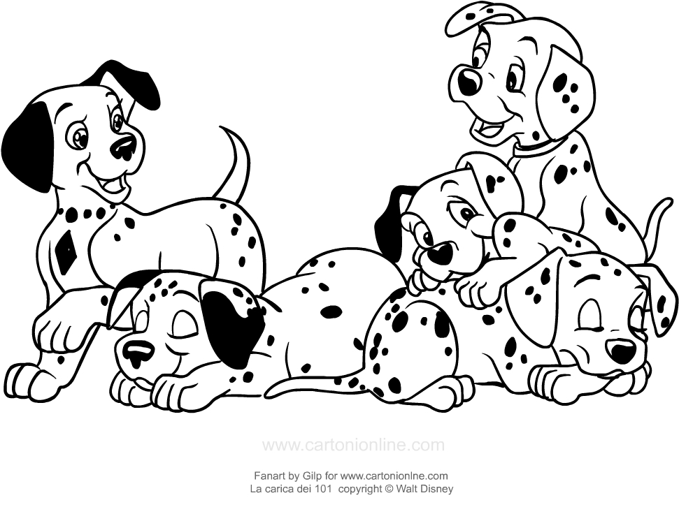 101 Dalmatians Drawing At Explore Collection Of