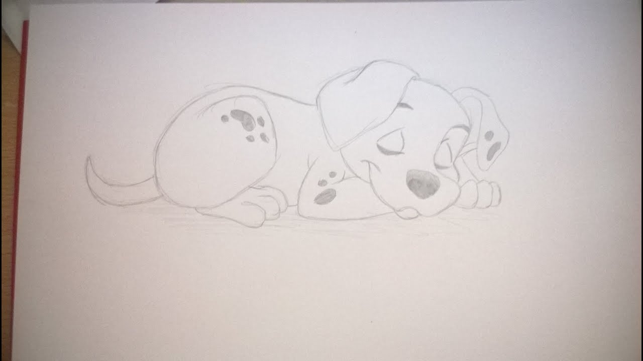 1280x720 How To Draw A Dalmatian From Dalmatians - 101 Dalmatians Drawing
